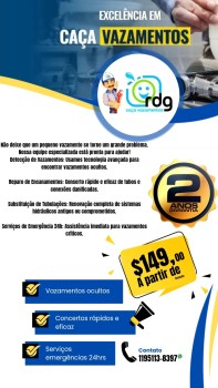 Caça Vazamento Preço na Vila Itapegica - Guarulhos Caça Vazamento Preço na Vila Itapegica - Guarulhos